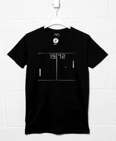 Pong 1972 Mens T-Shirt 8Ball
